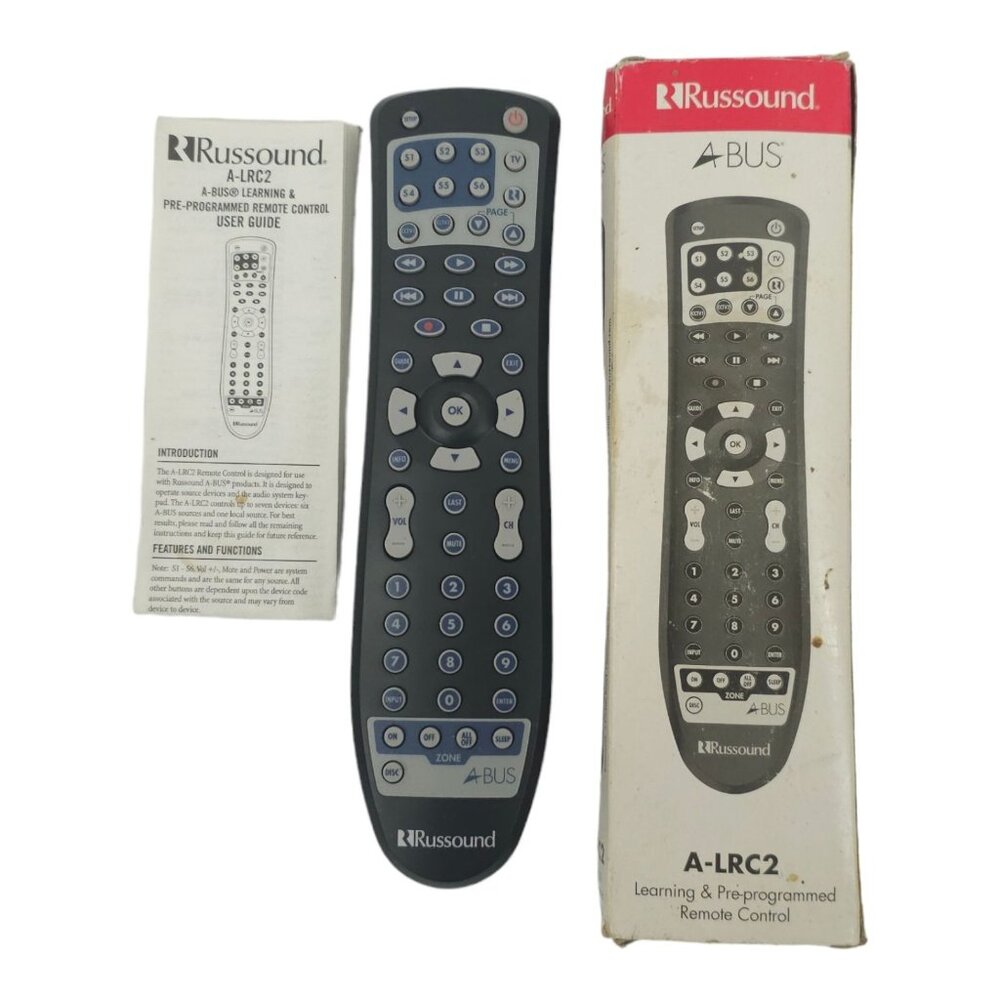 Russound A-LRC2 Learning Pre-programmed Remote Control Tested Works - Picture 1 of 10